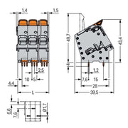 WAGO - Leiterplattenklemme 2616-2103/010-000 − 42 Stück