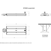 Philips Lighting - Hallen-Reflektorleuchte LED-Hallenleuchte BY580X 130 #59396100 4000K, SIA