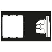 Jung - Steckdose SCHUKO-Steckdose 16A 250V CD 1520 BFKIKL GR Klappdeckel