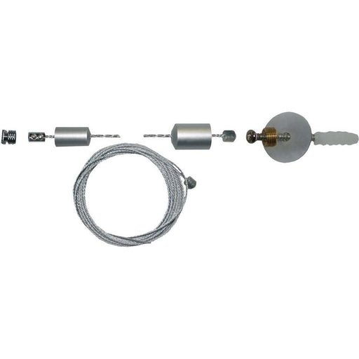 EVN Lichttechnik - Mechanisches Zubehör/Ersatzteile für Leuchten Seil-Abhängung NVS SAH 200 200cm