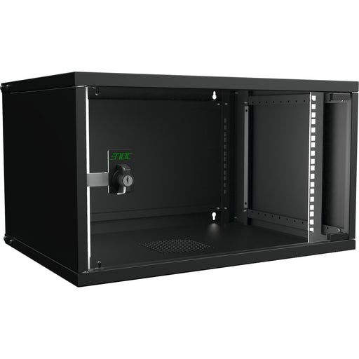 Enoc - Netzwerkgehäuse Wandschrank SNP 6HE sw W3 6-4-S-SNP 19"550x400x315mm
