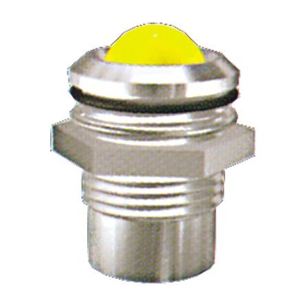 Scharnberger+Hasenbein - Leuchtmelder, Komplettgerät LED-Element 38577 u-gn IP67 glanz/chr