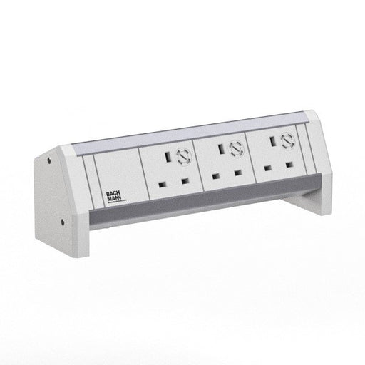 Bachmann - Multi-Tischsteckdose Steckdosenleiste 9.020.309 DESK ws 3xUK