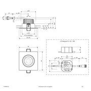 EVN Lichttechnik - Downlight/Strahler/Flutlicht P-LED Deckeneinbauleuchte PC654N61402 3000K IP65 230V