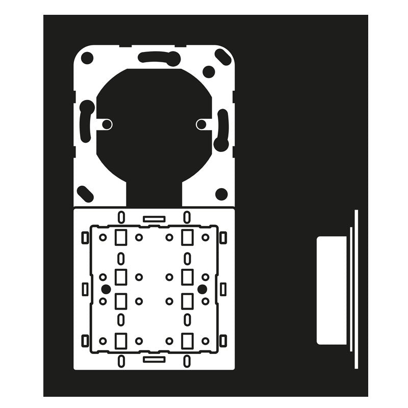Jung - Bussystem-Tastsensor Tastsensor-Erweiter.Modul 4094 TSEM Universal 4-fach − 1 Stück