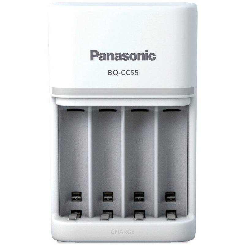 Hückmann - Universal-Ladegerät Ladegerät BQ-CC55 eneloop BQ-CC55E unbestückt