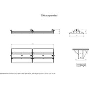 Philips Lighting - Hallen-Reflektorleuchte LED-Hallenleuchte BY581P 700 #58949000 4000K, DIA