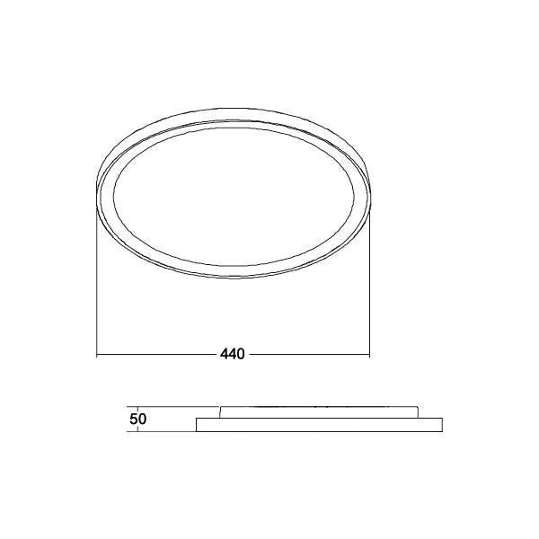 Brumberg Leuchten - Decken-/Wandleuchte LED-Anbaupanel 12209073