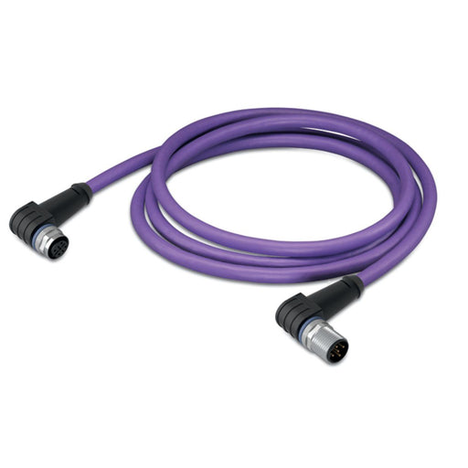 WAGO - Patchkabel Kupfer Industrie CANopen-/DeviceNet-Leitung 756-1406/060-020 winklig,violett − 1 Stück
