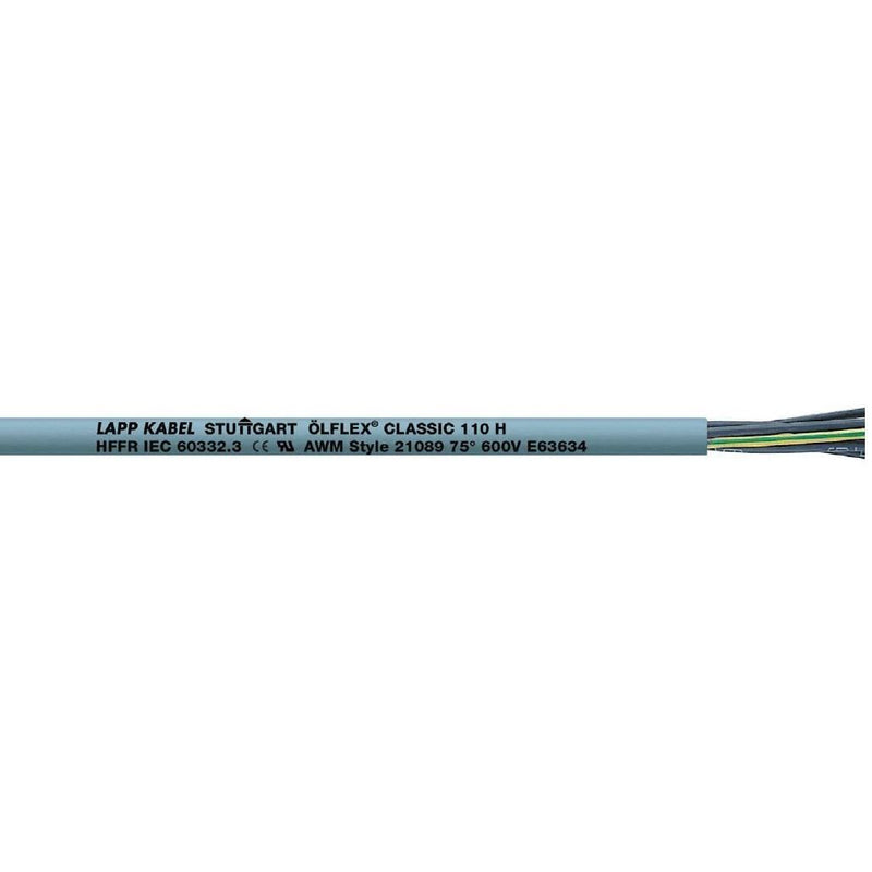 Lapp Kabel&Leitung - Energiekabel < 1 kV, für ortsveränderlichen Einsatz ÖLFLEX CLASSIC 110 H 10019919 9G0,75