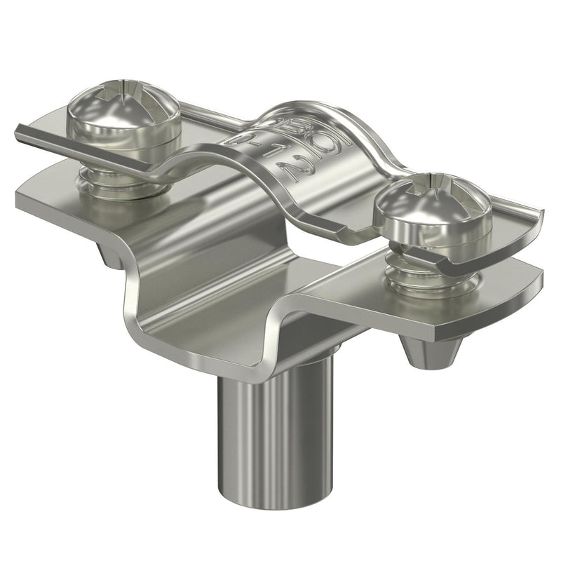 OBO Bettermann - Befestigungsschelle für Kabel/Rohre Abstandschelle ASG 732 12 A4 m. Gewindea. 10-12mm − 25 Stück