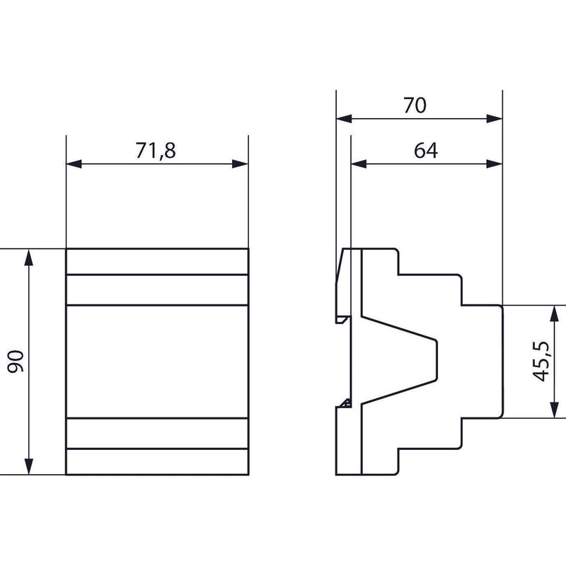 Theben - Bussystem-Schaltaktor Schaltaktor RMG 8 S KNX − 1 Stück