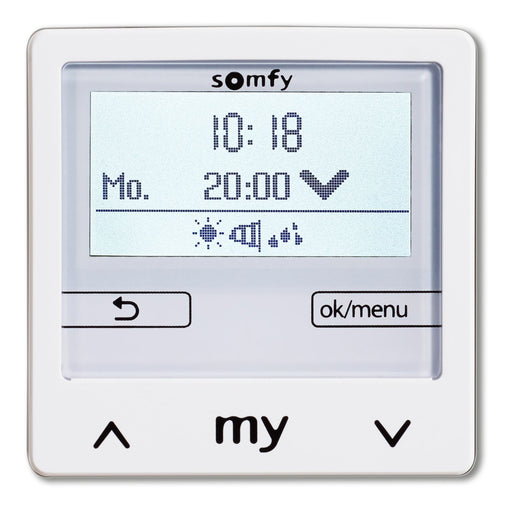 Somfy - Jalousiesteuerung Soliris Smoove Steuerung 1818315 IB+ Pure Wh o.Rahmen