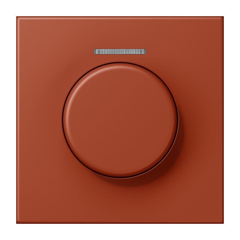 Jung - Abdeckung/Bedienelement für Installationsschalterprogramme Abdeckung mit Lichtleiter LC 1940 KO5 232 locre rouge