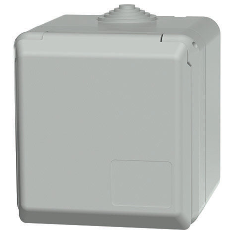 Mennekes - CEE-Steckdose (IEC 60309) Schuko-Wanddose Cepex 4900 16A,2p+E,230V,IP44