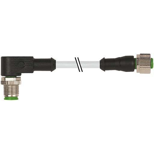 Murrelektronik - Konfektioniertes Sensor-Aktor-Kabel Verbindungsleitung M12 7000-40181-2130150 M12 St. auf M12 Bu