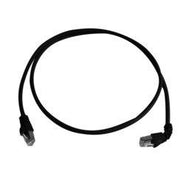 Telegärtner - Patchkabel Kupfer Patchkabel S/FTP 6A 100008021 sw 1,0m 1x90Grd