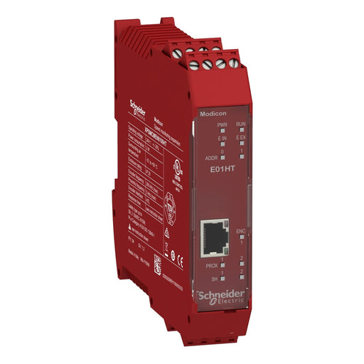 Schneider Electric - Gerät zur Überwachung von sicherheitsgerichteten Stromkreisen Erweiterungsmodul XPSMCMEN0100HT f.Drehzahl 1 Encoder