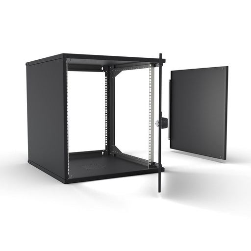 Enoc - Netzwerkgehäuse 19" Basic Wandschrank W3 12-6-P-S 12HE, 600mm Tief, sw