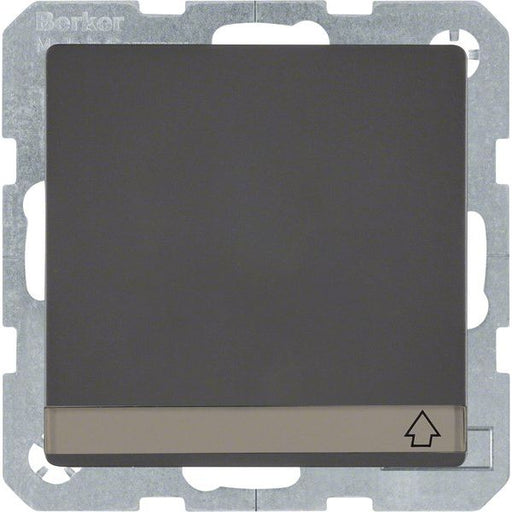 Berker - Steckdose SCHUKO-Steckdose anth/sa 47526086 Deckel/Beschriftung