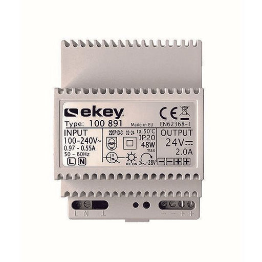 TCS Tür Control - Netzgerät für Türkommunikation Netzteil REG 230VAC 100891 24VDC 2A 4TE
