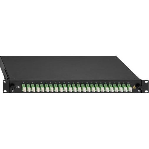 Rutenbeck - Patchpanel LWL BasicLine Spleissbox 2280302240 24xLC-D OM5 grün