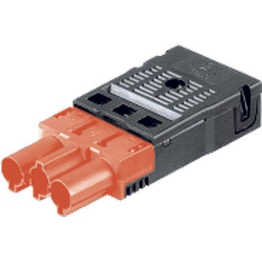 Bachmann - Steckverbinder für steckbare Gebäudeinstallation Gerätestecker GST18/3 940.073 hellrot