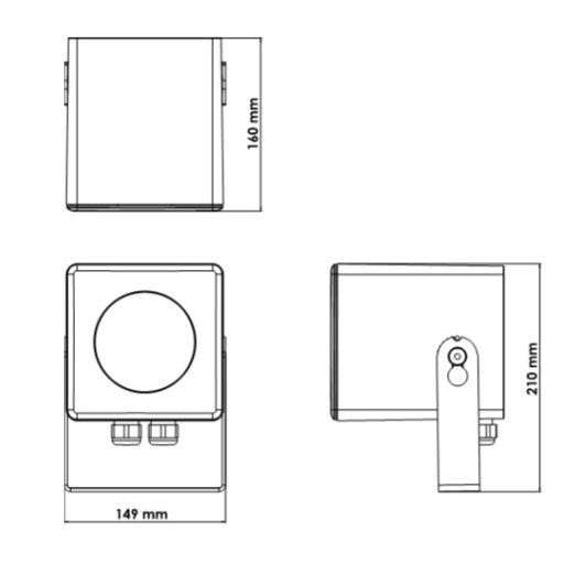 Thorn - Downlight/Strahler/Flutlicht LED-Fluter PLAZA S20I #21034152 830