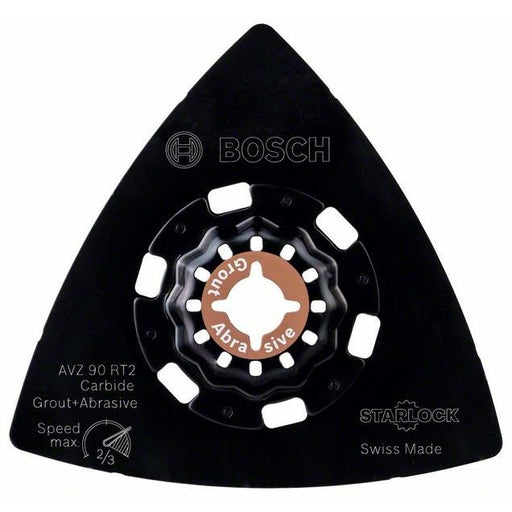 Bosch - Blatt für Oszillierer Starlock Schleifpl 2609256F13 AVZ 90 RT2 Carbide