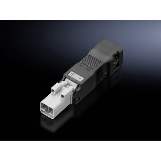 Rittal - Kompaktverteiler für steckbare Gebäudeinstallation Stecker SZ 2500.640 (VE5) 2 polig, 24V DC − 1 Packung