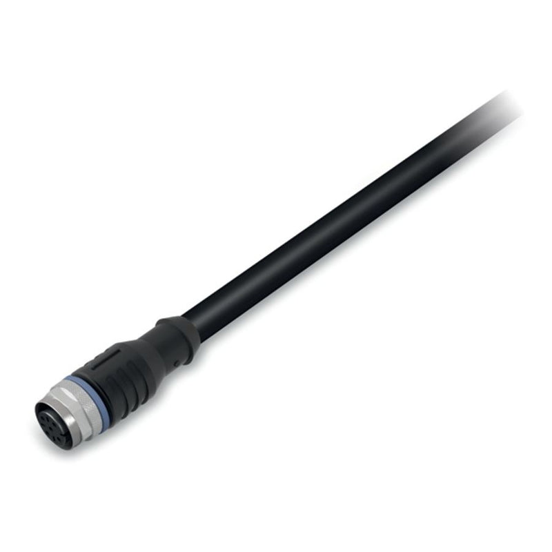 WAGO - Konfektioniertes Sensor-Aktor-Kabel Sensor-/Aktorleitung M12A 756-5301/030-015 Bu., axial,3-polig