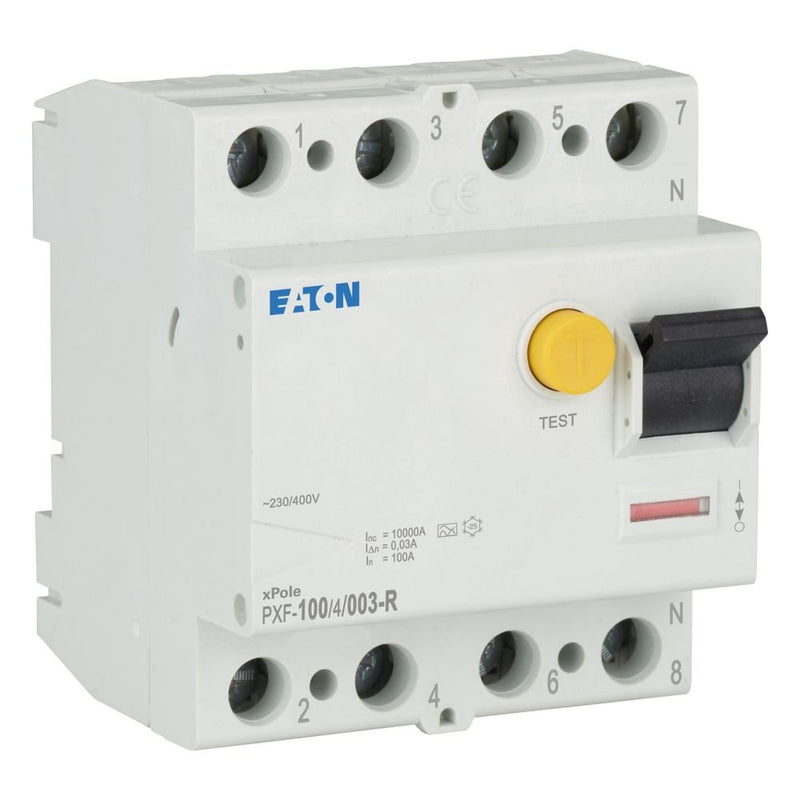 Eaton - Fehlerstrom-Schutzschalter FI-Schalter PXF-100/4/003-R 100A, 4p, 30mA, TypA
