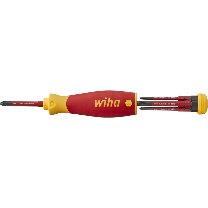 Wiha - Bit-Schraubendreher Schraubendreher-Set SB283109040 gem.m.4 slimBits