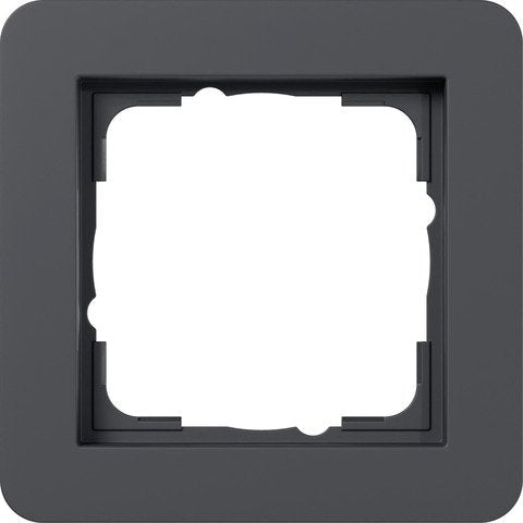 Gira - Abdeckrahmen 1fach 0211152 anthrazit