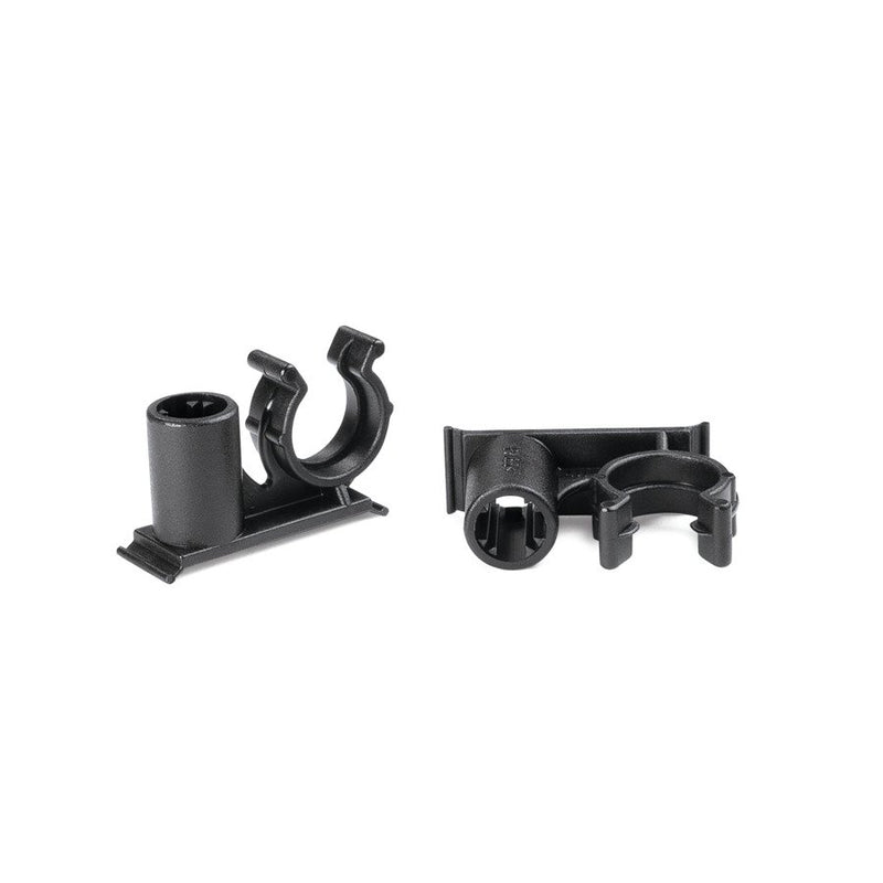 HellermannTyton - Befestigungsklammer Wellrohrhalter 151-00702(500) 35,3x11 mm schwarz − 500 Stück