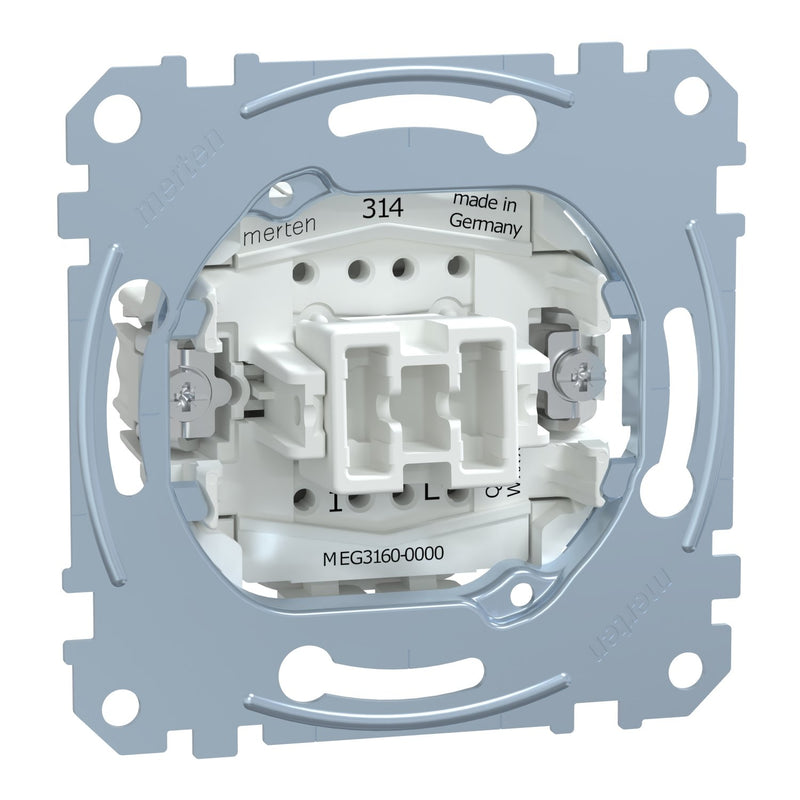 Merten - Taster Taster-Einsatz 1S MEG3160-0000 Orient.Licht 10A