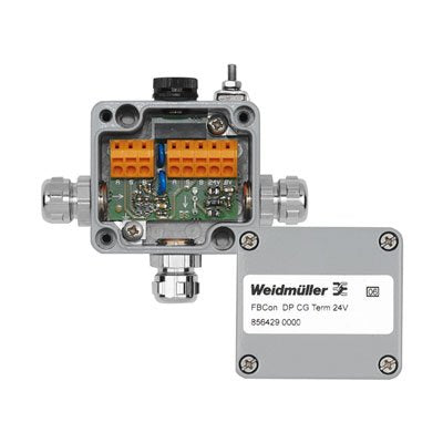 Weidmüller - Feldbus, Dez. Peripherie Kommunikations-Modul Feldbusverteiler FBCON DP CG TERM 24V