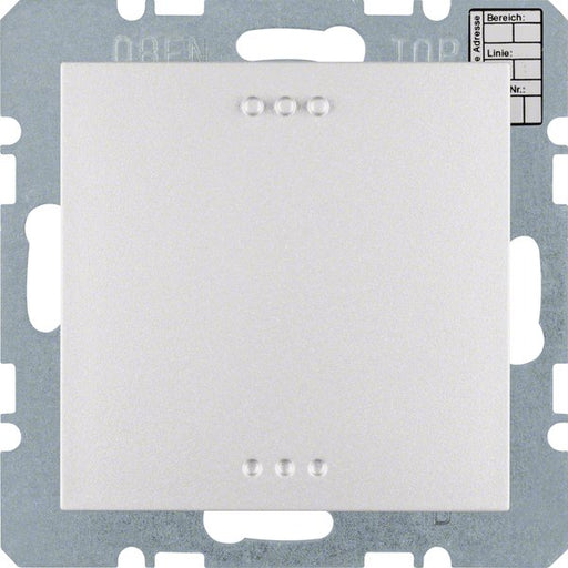 Berker - Bussystem-Raumtemperaturregler Objekt-RT-Regler alu matt 75441283 m. Schnittstelle
