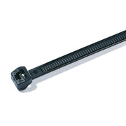 HellermannTyton - Kabelbinder T50LOS-PA66W-BK(100) 384x4,6 mm, schwarz − 100 Stück
