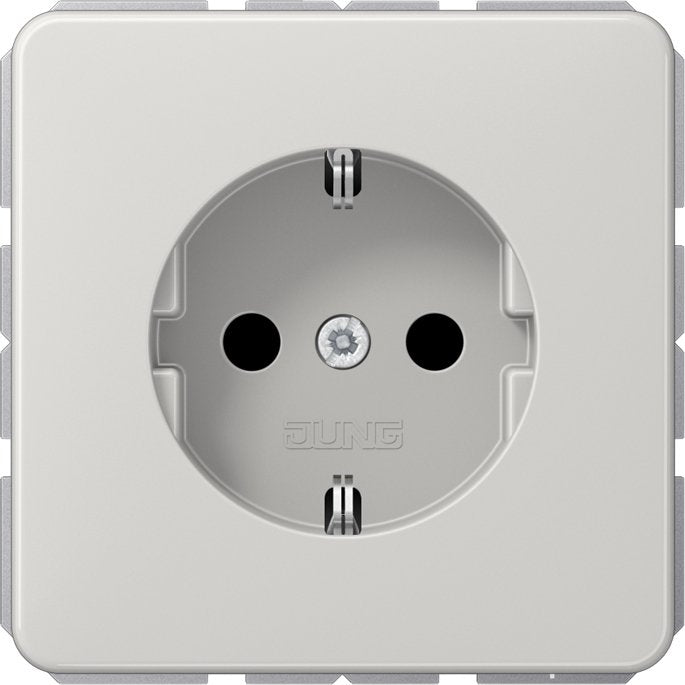 Jung - Steckdose SCHUKO-Steckdose 16A 250V CD 1520 BFKI LG m.Berührungsschutz