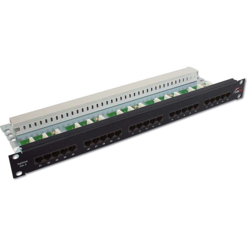 CobiNet - Patchpanel Kupfer Telefonieverteilerfeld 1HE 115164 CobiVoice25xRJ45 19"