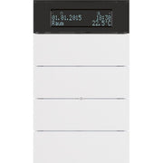 Berker - Bussystem-Mehrfach Bediengerät Tastsensor 75664599 polarweißm.Raumtem