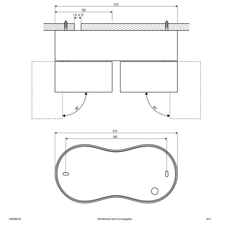 EVN Lichttechnik - Downlight/Strahler/Flutlicht Wand-u.Deckenleuchte AS20260125