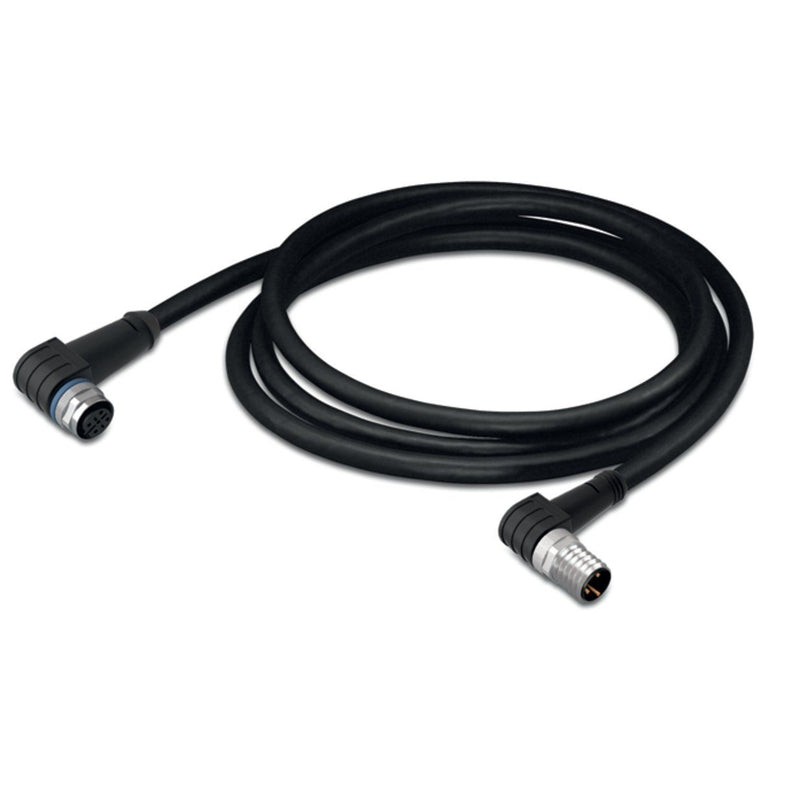 WAGO - Konfektioniertes Sensor-Aktor-Kabel Sensor-/Aktorleitung M12A 756-5504/030-020 Bu.,w.,M8-St.,w. − 1 Stück