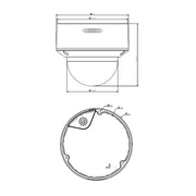 Grothe - Kamera für Überwachungssystem IP Dome-Kamera VK 1099/722 4K NEIUS