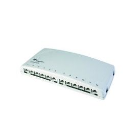 Telegärtner - Patchpanel Kupfer Mini-Verteiler Cat6A 100006998 MPD12-HS RAL7035