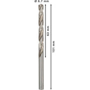 Bosch - Bohrer PRO Metal HSS-G 2608595336 Spiralbohrer 6,7 x