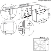 Electrolux AEG - Herd EB-Herdset Pyrolyse KOMBI3026P OU5PE40SM+TA64RAS6XB