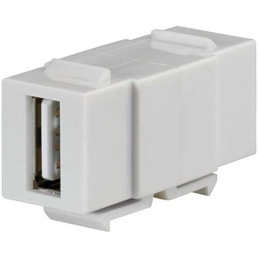 Rutenbeck - Einsatz/Abdeckung für Kommunikationstechnik Kommunikationsadapter KMK-USB sw Keystone