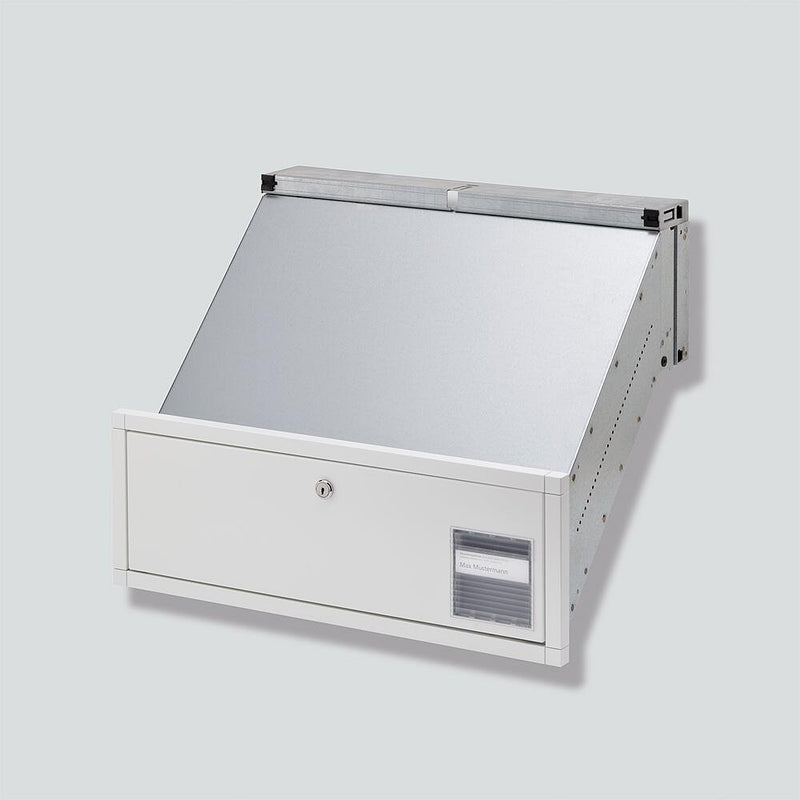 Siedle&Söhne - Montageelement für Türstation DW-Briefkasten-Gehäuse GU CL BD3 01 Classic, Stahlbl. vz